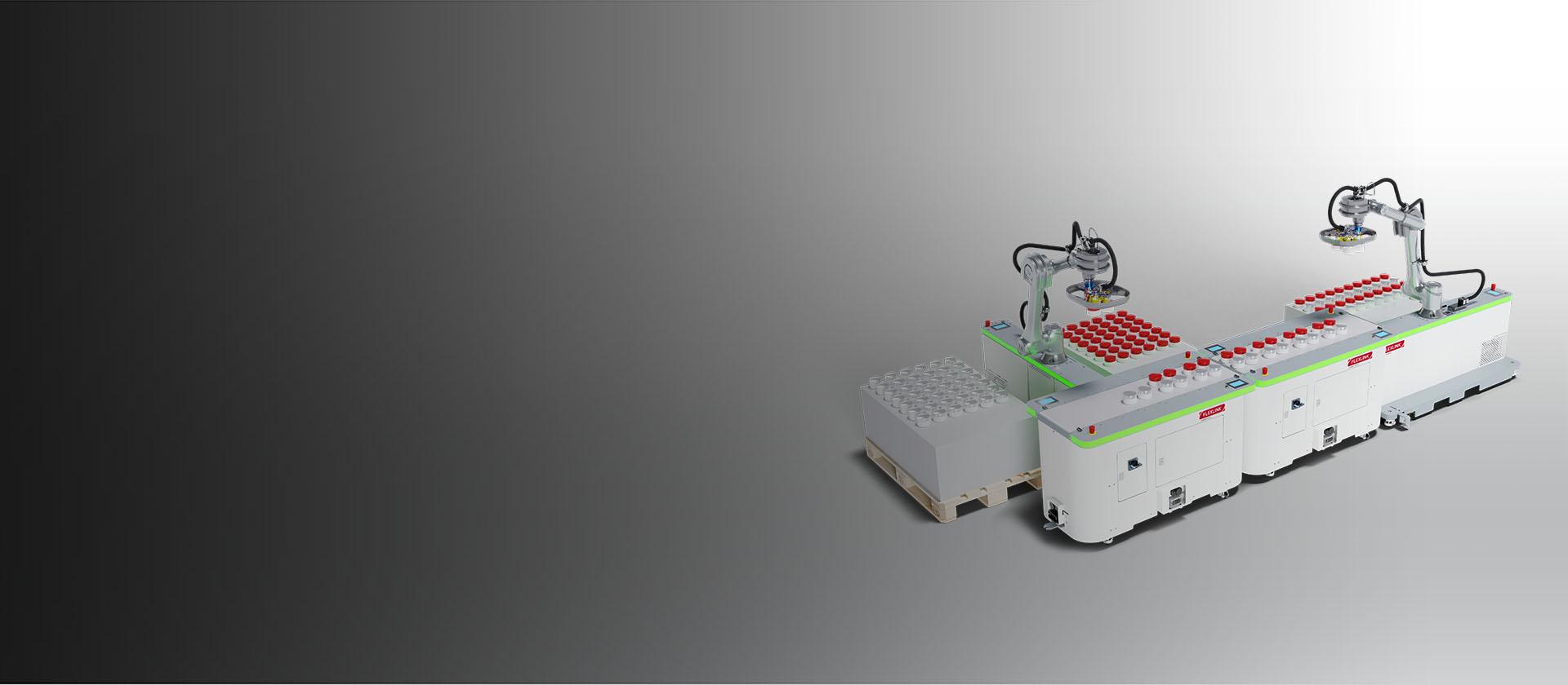 BRIXX® is a modular click-and-play packing solution for packing and co-packing
