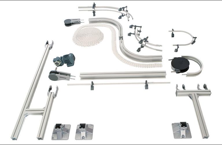 Aluminum conveyor components